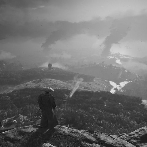 ghost of tsushima black and white
