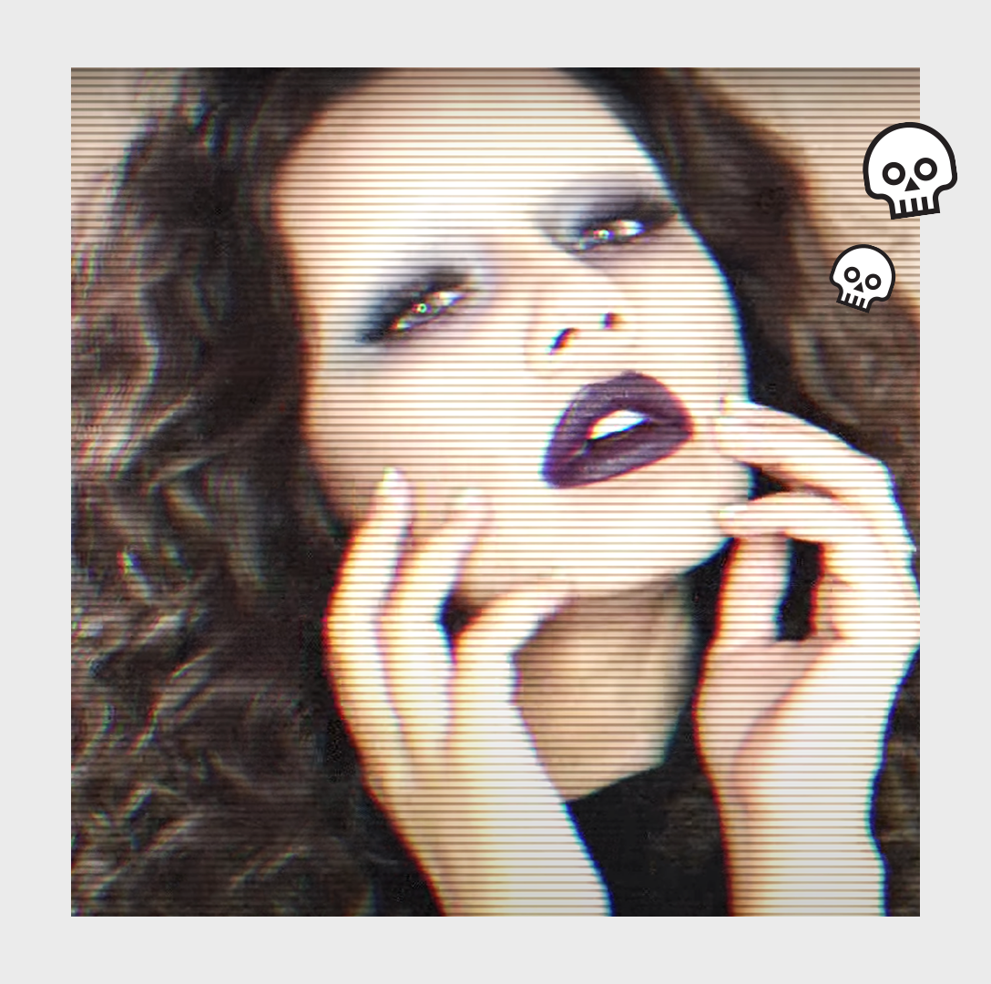 pretty ghost makeup