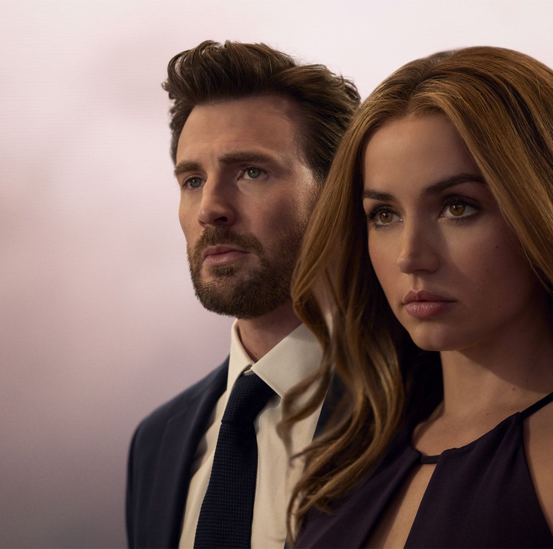 First Poster for Chris Evans & Ana de Armas' Ghosted Released by Apple TV