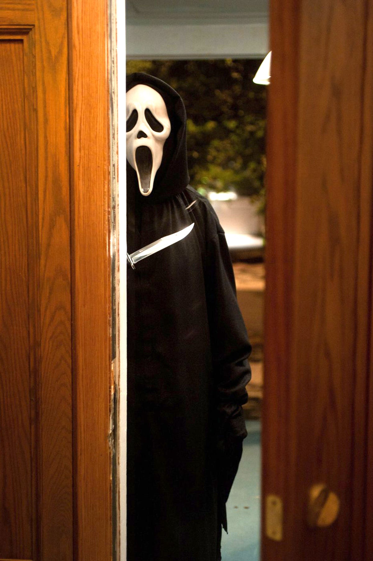 So you know how the Scream movies end with a jump scare image of Ghost Face?  Well the 6th one with him cocking the shot gun is the best one in my