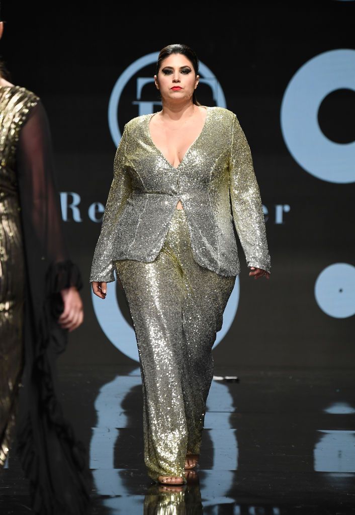 rene tyler plus size at los angeles fashion week fw19 powered by art hearts fashion