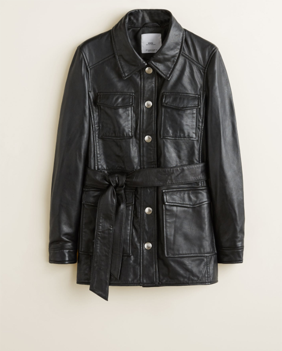 Clothing, Jacket, Leather, Outerwear, Leather jacket, Sleeve, Textile, Collar, Top, Pocket, 