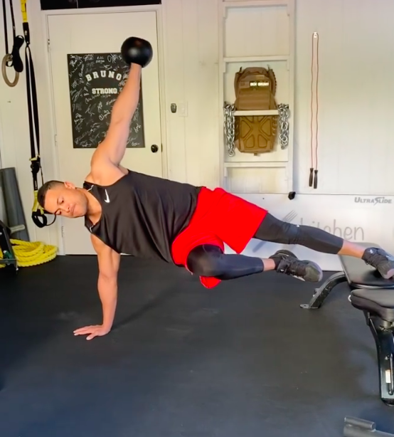 Giancarlo Stanton Trains His Core and Legs in a New Workout Video