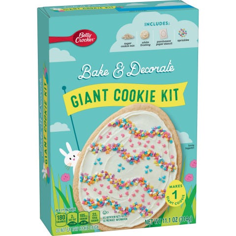 giant easter cookie kit