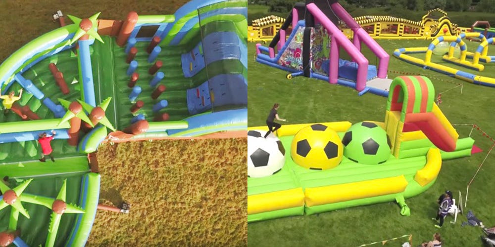 This incredible inflatable obstacle course is touring the UK