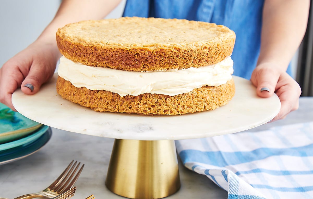 Video player poster image preview for Giant Oatmeal Cream Pie Is The Bigger, Better Version Of Your Favorite Childhood Cookie!