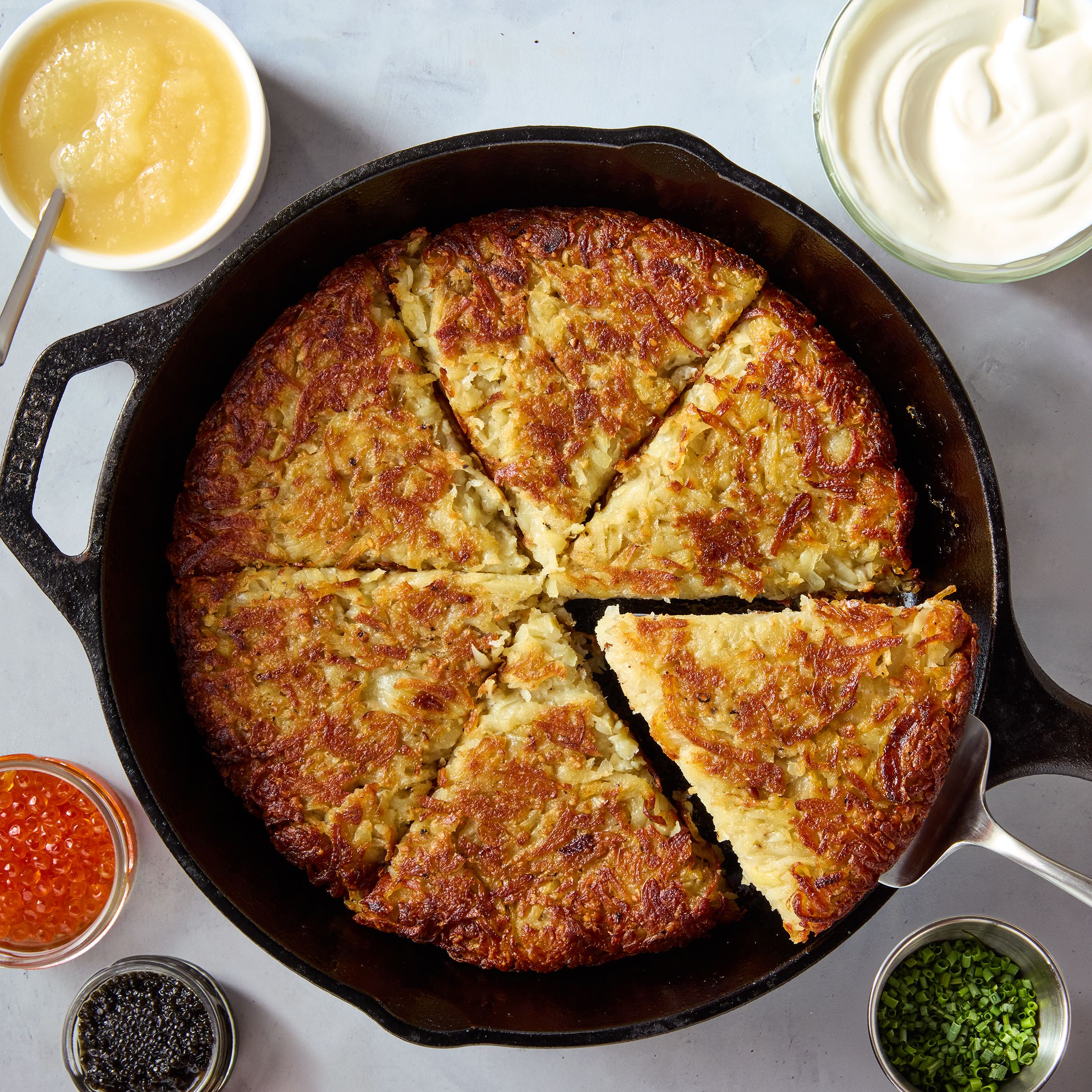 Best Giant Skillet Latke Recipe - How To Make Giant Skillet Latke