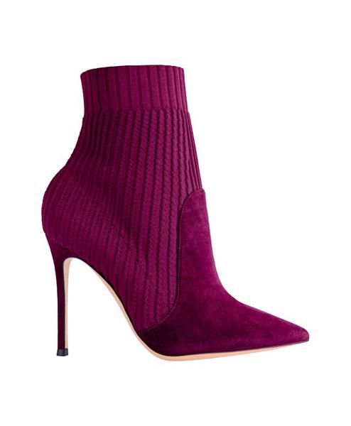 Footwear, High heels, Violet, Purple, Magenta, Shoe, Pink, Leather, Boot, Suede, 