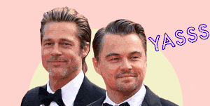 Brad Pitt, Leonardo DiCaprio y la mirada que ya es viral en los Oscar.