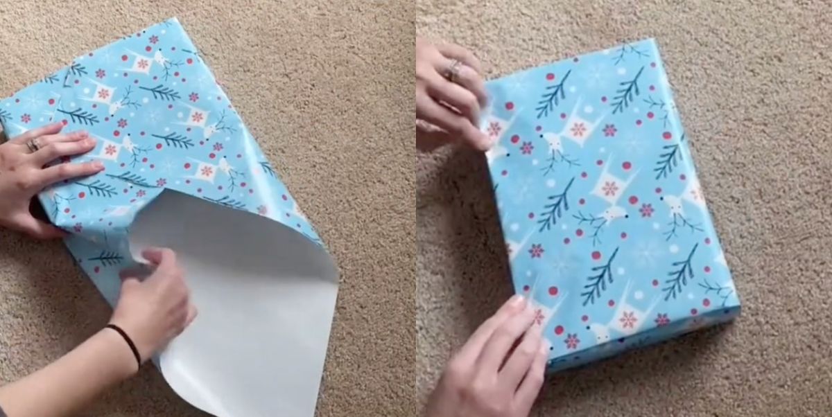 How do you wrap something without tape? Try this hack