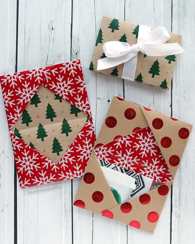 Make This Cute Christmas Gift Card Holder Now!