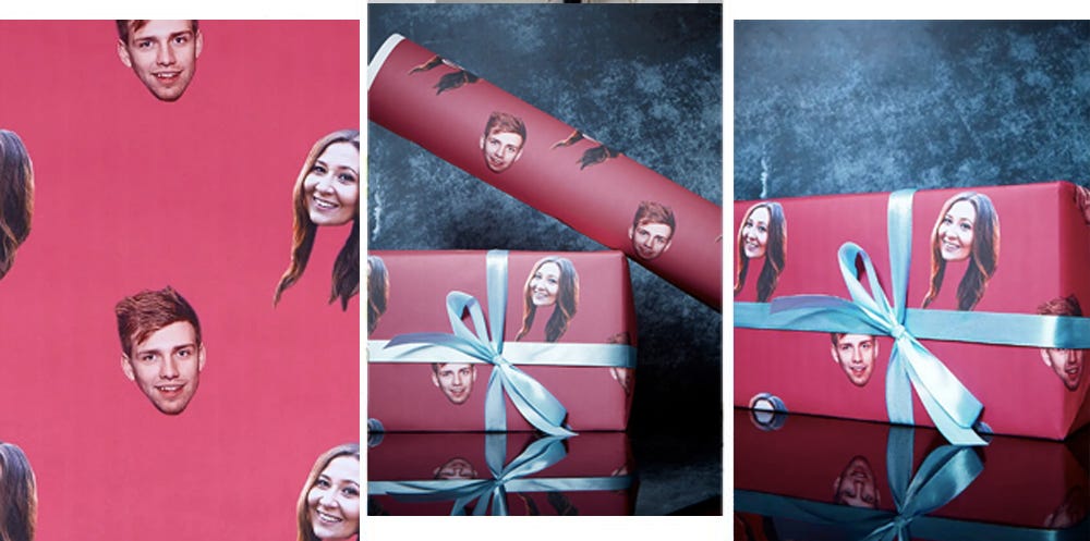 Ryan Gosling Wrapping Paper - Christmas Wrapping Paper - Ryan Gosling Santa  Hat Wrap