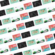variety of gift cards