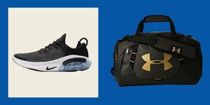 Footwear, Shoe, Blue, Product, Outdoor shoe, Sneakers, Athletic shoe, Walking shoe, Sportswear, Bag, 