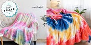 tie dye blanket