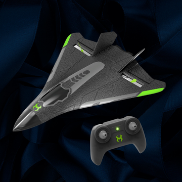 a card game, drone plane and dino toy in a row a card game, drone plane and dino toy in a row