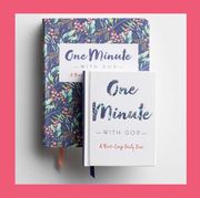 gifts for christians one minute with god a year long daily devotional and positive affirmation magnets