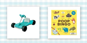 go kart and poop bingo