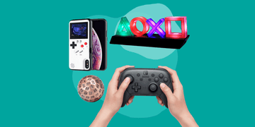 gifts for gamers gameboy phone case, nintendo light, nintendo switch controller, dungeons and dragons dice