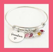 gifts for grandma birthstone bracelet for grandma and gel manicure kit