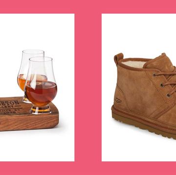 gifts for husband personalized bourbon barrel flight with glasses and ugg chukka boot