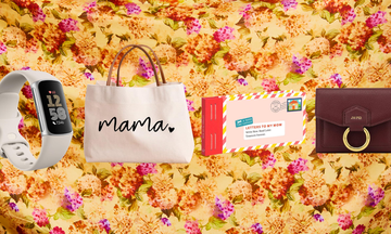 fitbit fitness tracker watch mama canvas tote bag letters to my mom jw pei vegan leather wallet