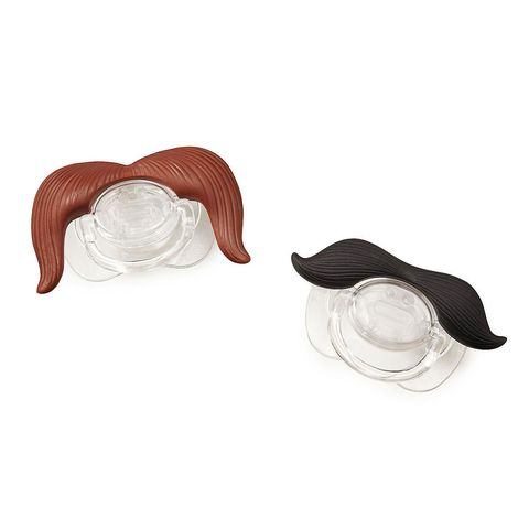 gifts for new parents mustache pacifier