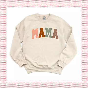 mommy things and baby things pouches and mama sweatshirt
