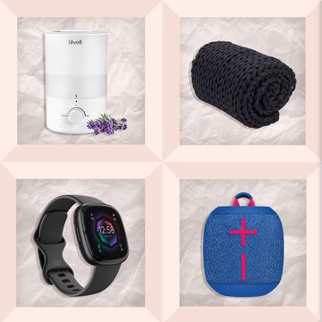 humidifier, weighted blanket, higherdose sauna blanket, wonderboom 3 portable speaker, sense 2 advanced smartwatch