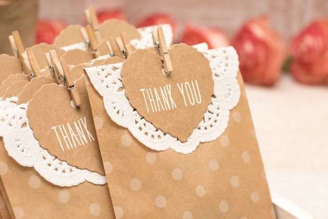 How To Dress Up Brown Paper Bags For A Wedding