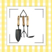 header image including a muck boot and a set of garden tools