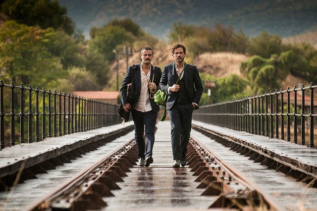 Isak Ferriz y Daniel Grao en la segunda temporada de 'Gigantes'