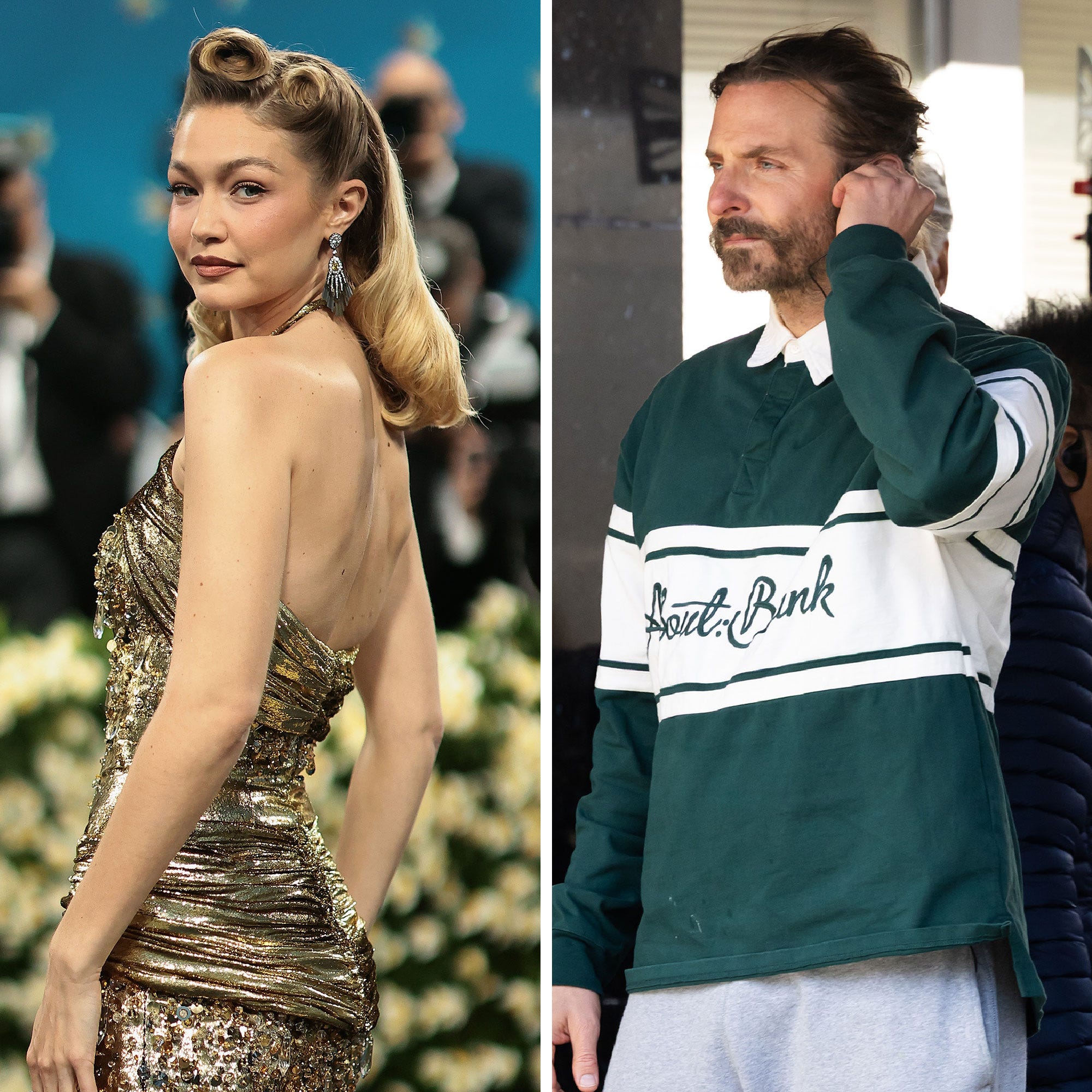 Hadid spoke about him on the red carpet at the event.