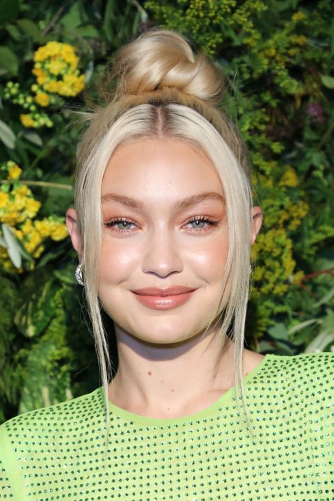 hairstyles for round face gigi hadid