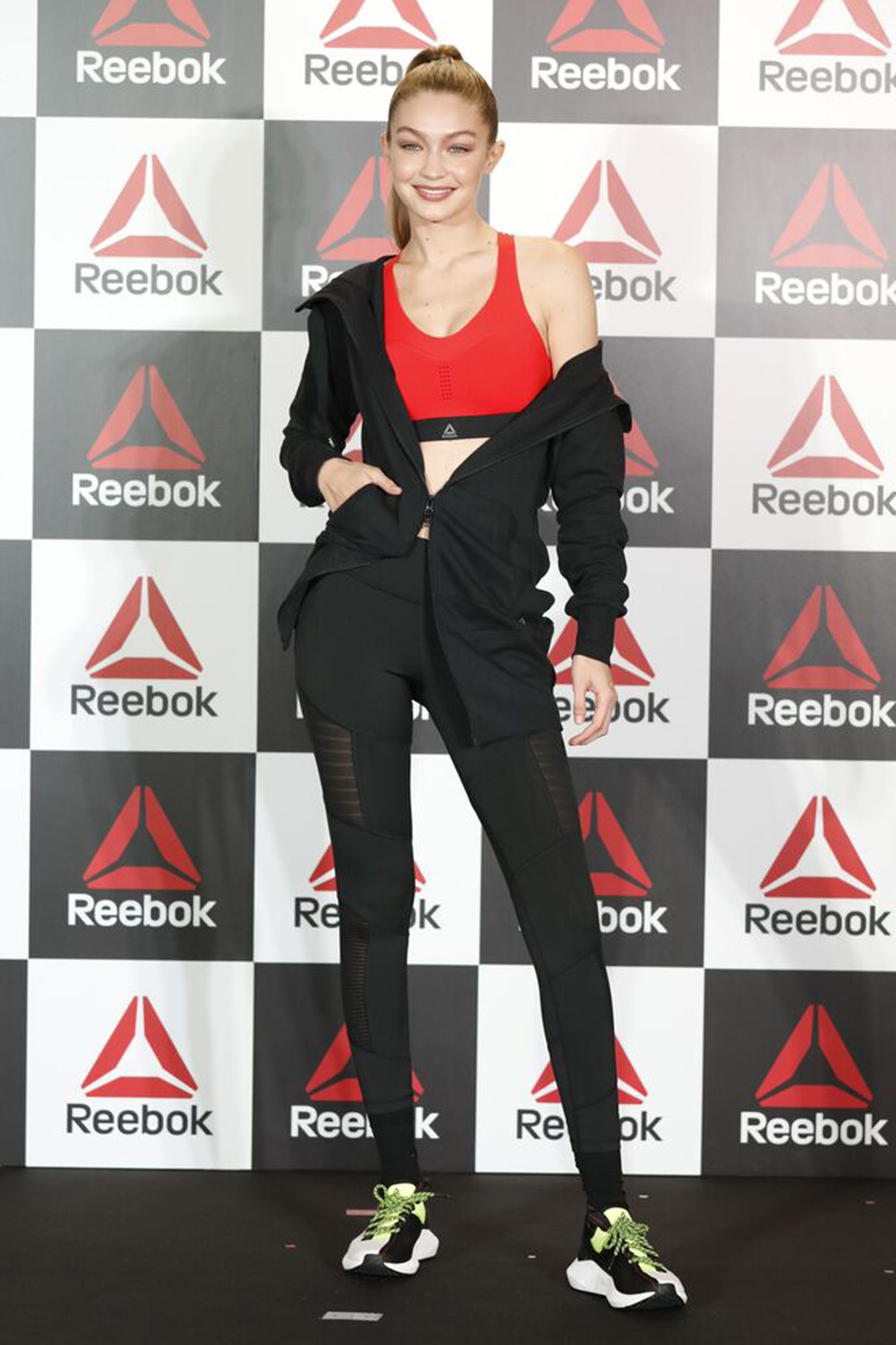 unveils her new collaboration with Reebok