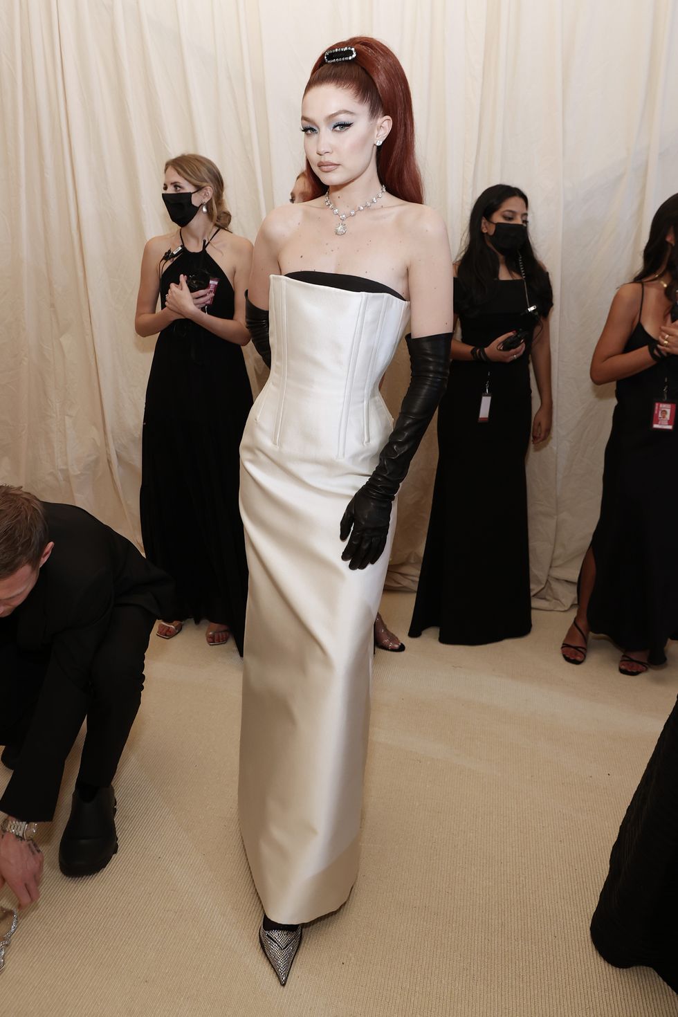 Gigi Hadid Wore a Goth Naked Dress to the 2023 Met Gala