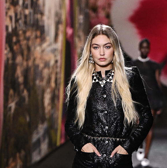 Fashion Frontier Model Gigi Hadid walks the runway during the