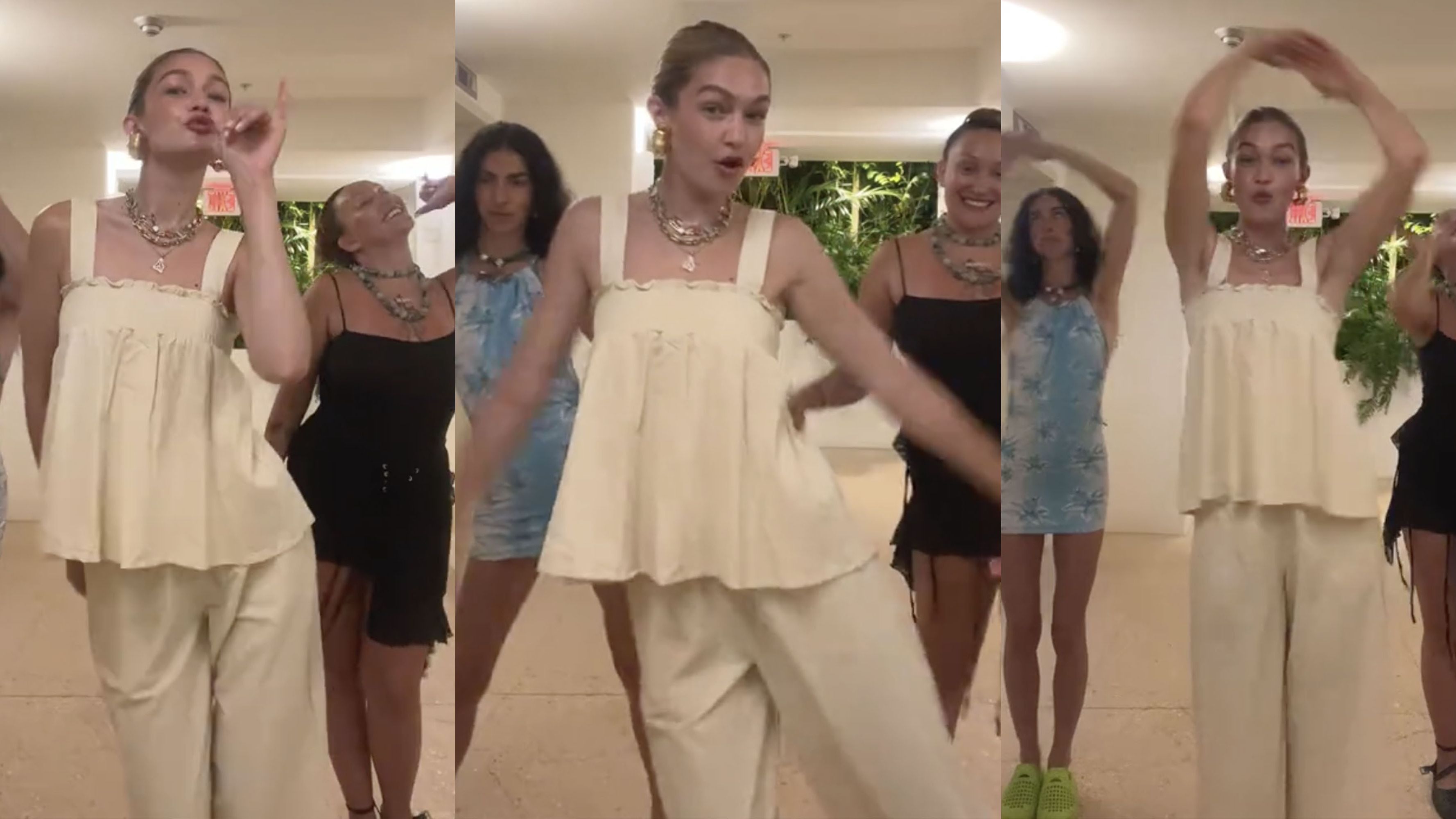 Gigi Hadid Dancing to Taylor Swift's Cruel Summer on TikTok