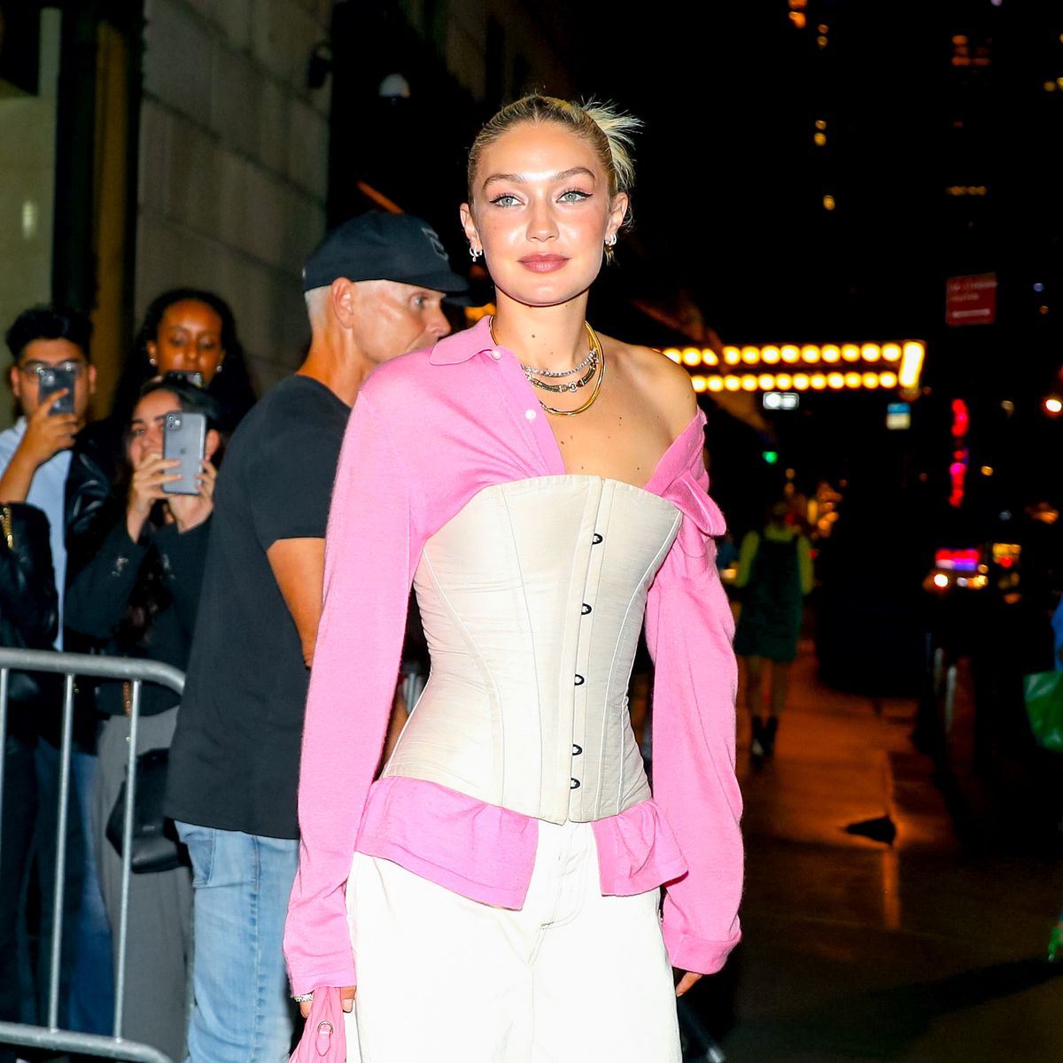 Gigi Hadid Helps Off-White Celebrate Its New Collection for Saks