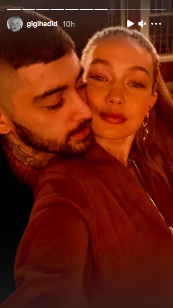 gigi hadid shares a load of unseen pictures of her and zayn malik
