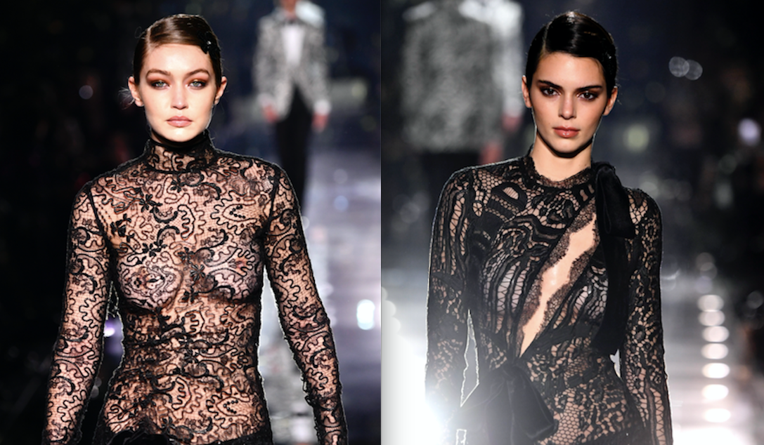 Kendall Jenner & Gigi Hadid Just Wore Naked Dresses for Tom Ford