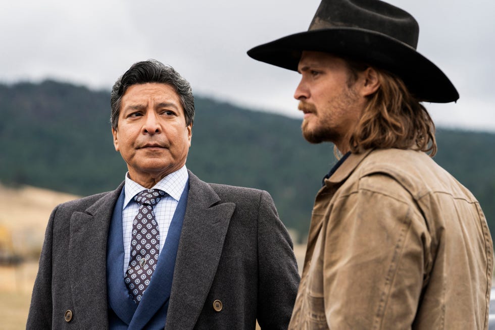 gil birmingham, luke grimes, yellowstone
