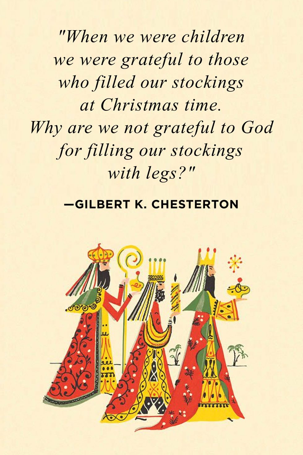 Gilbert K Chesterton Religious Christmas Quotes