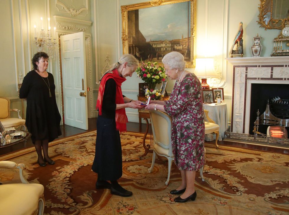 audience with queen elizabeth ii at buckingham palace