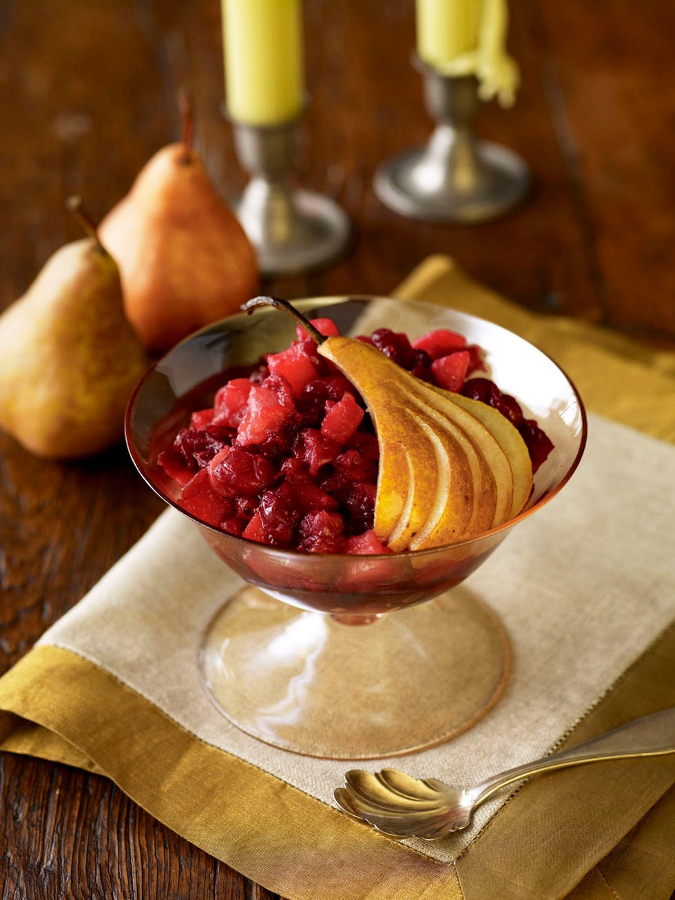 ginger and pear cranberry sauce