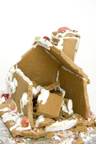 ginger bread house remains