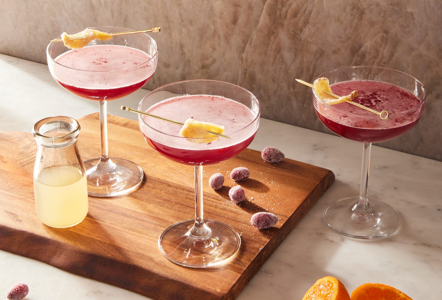 This Ginger-Cranberry Whiskey Sour Is Perfect For Toasting The Holidays