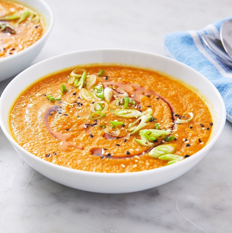 ginger miso carrot soup