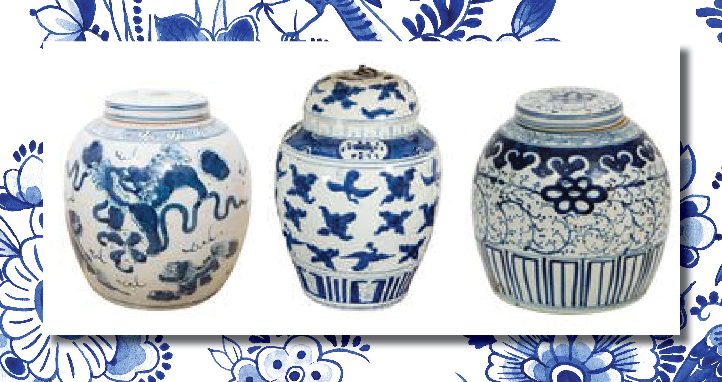 Color In the Kitchen: Chinese Porcelain Blue
