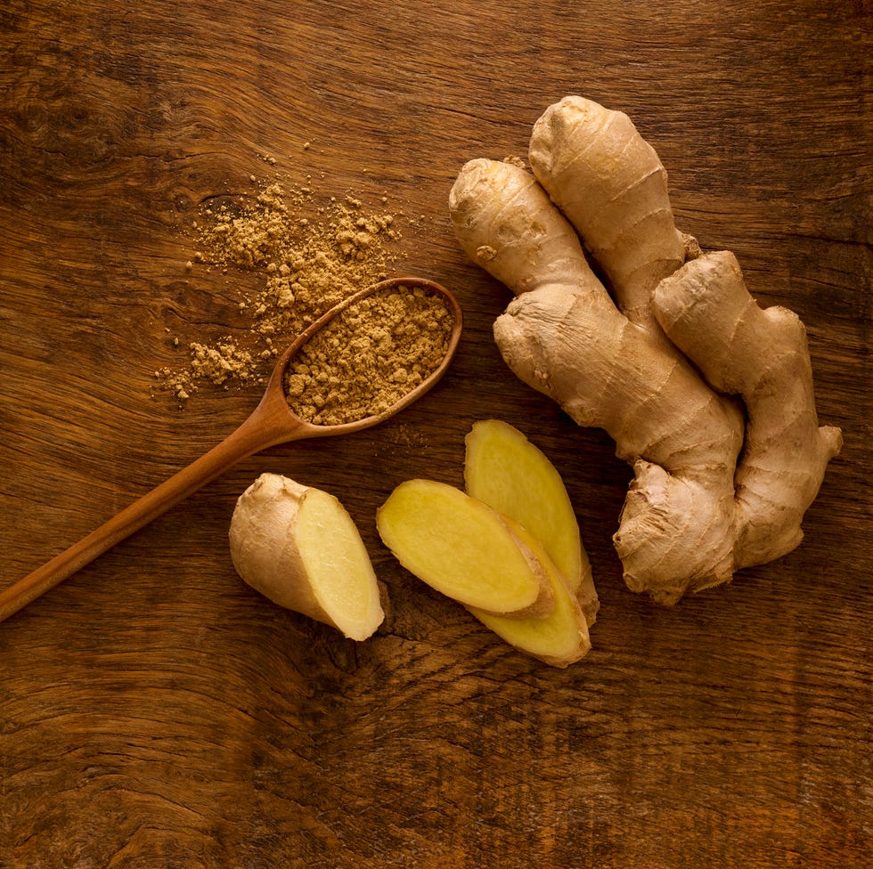 Ginger root and powder